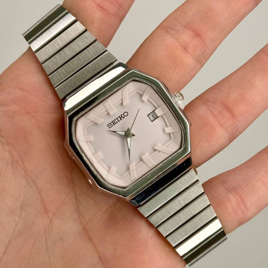 ساعت مچی مردانه بند استیل کرکره ای سیکو Seiko