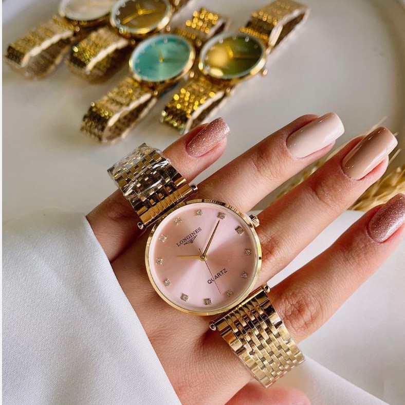 ساعت زنانه لونجین بند استیل و ضداب Longines