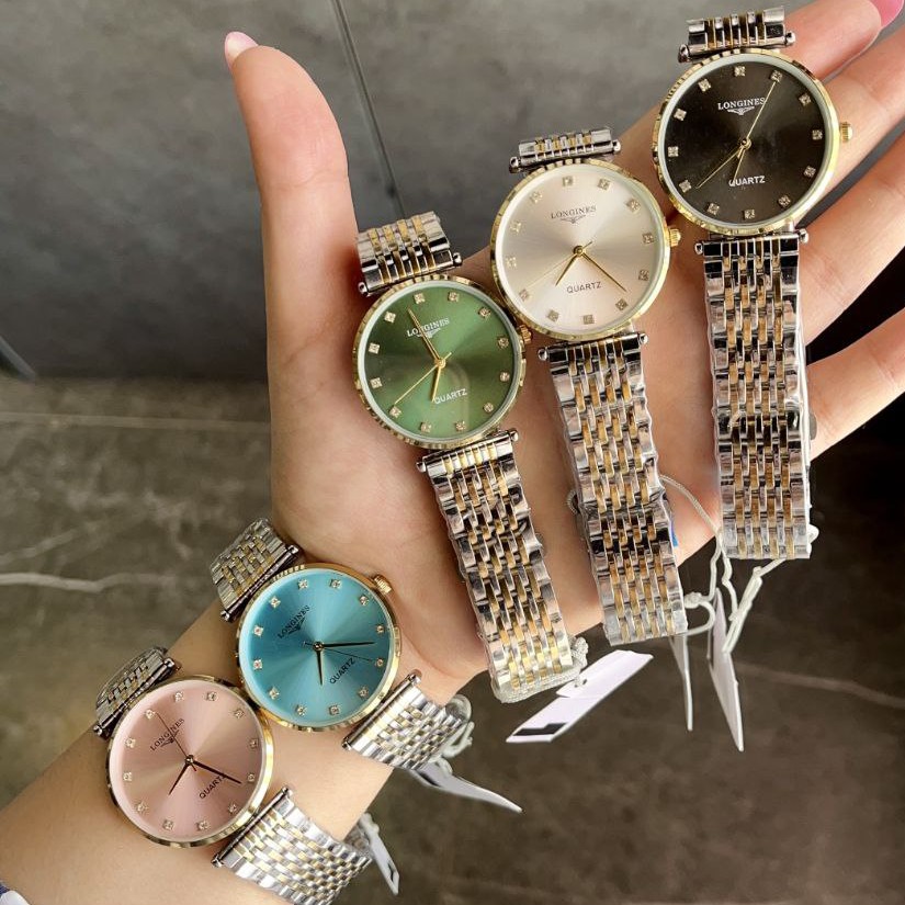 ساعت زنانه لونجین بند استیل و ضداب Longines