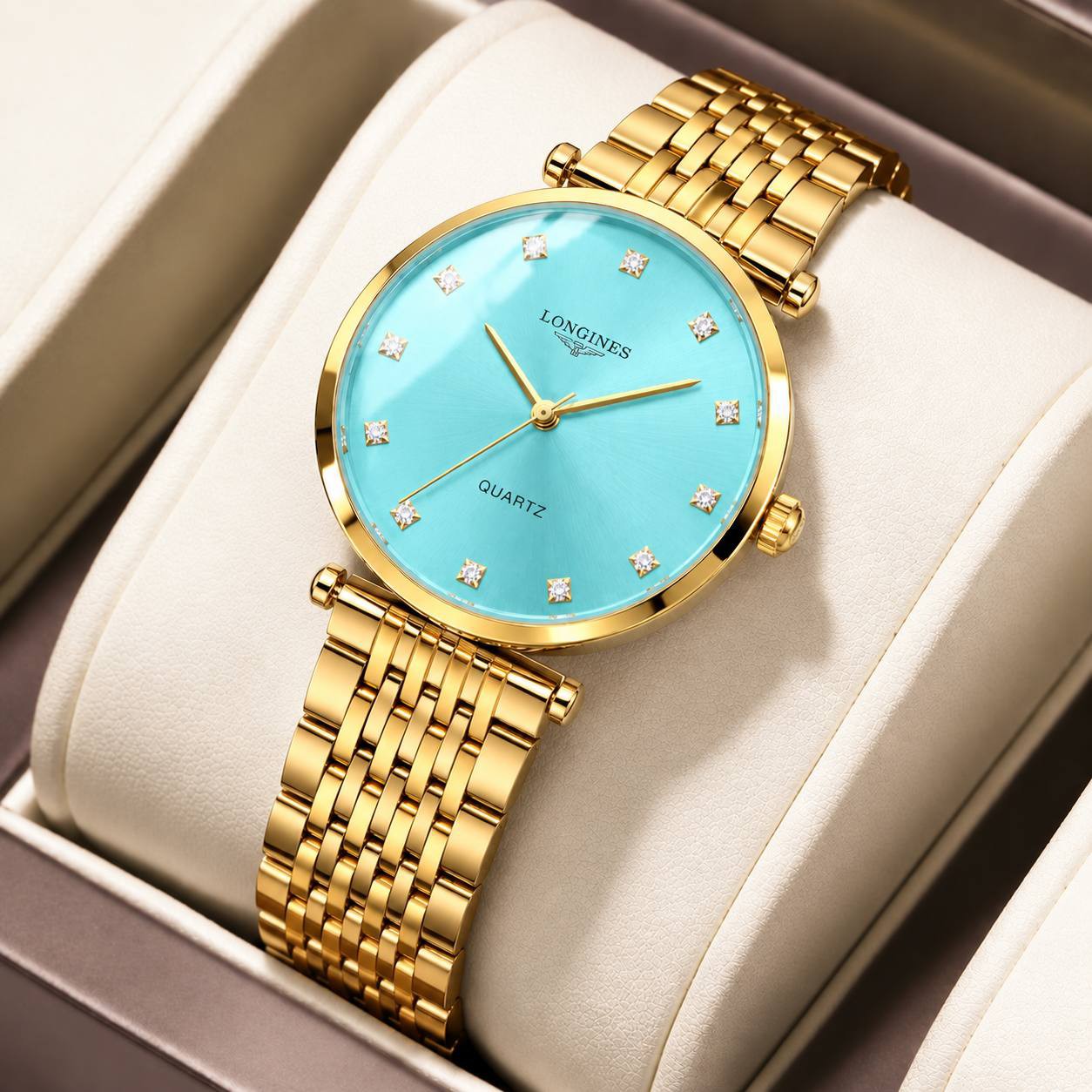 ساعت زنانه لونجین بند استیل و ضداب Longines