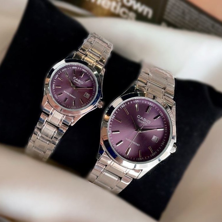 ساعت مچی ست و تک زنانه مردانه کاسیو دارای رنگبندی Casio