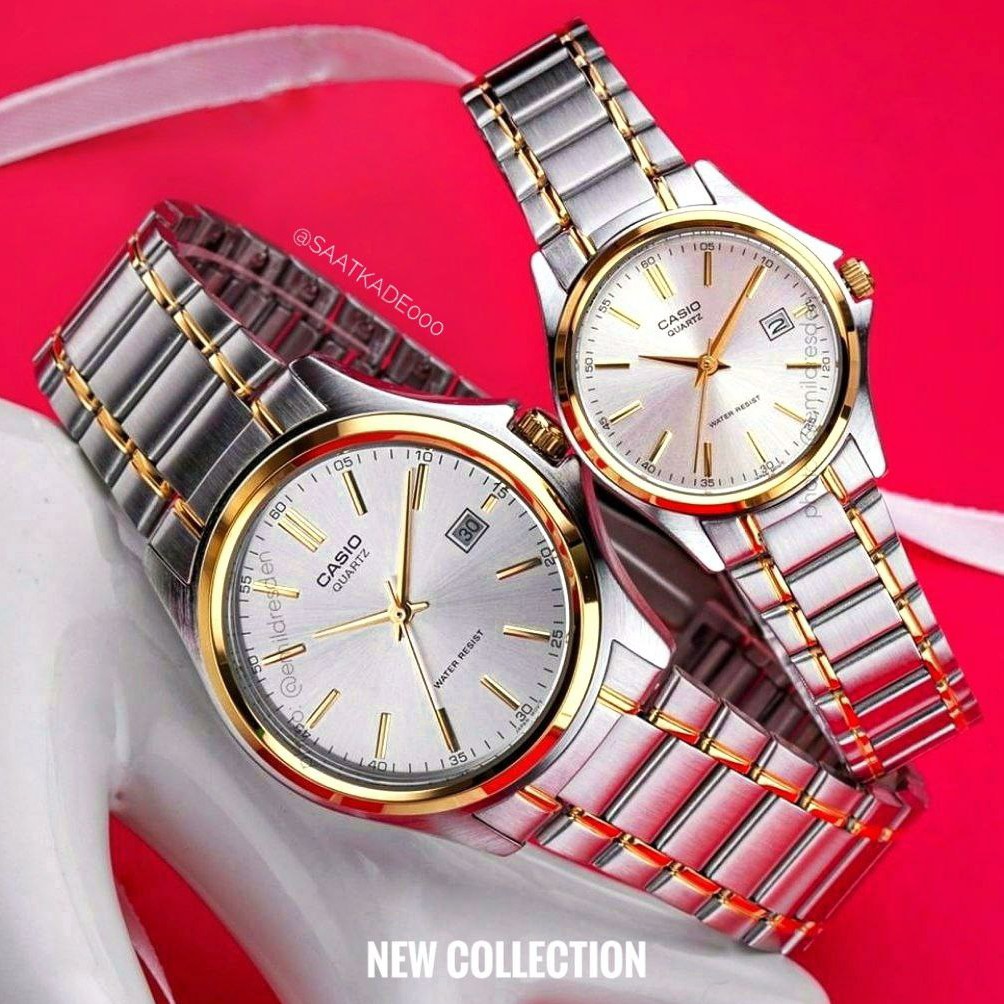ساعت مچی ست و تک زنانه مردانه کاسیو دارای رنگبندی Casio