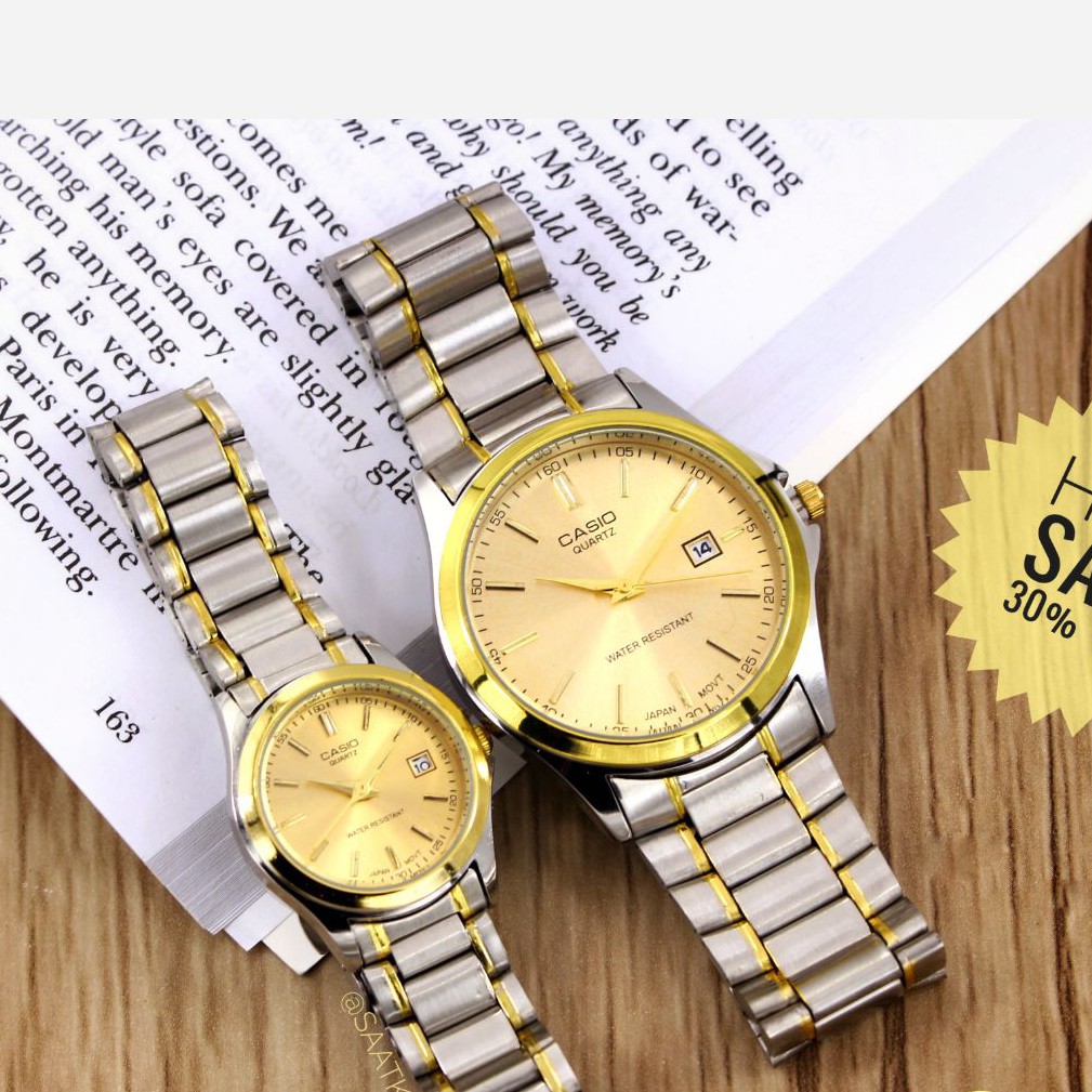 ساعت مچی ست و تک زنانه مردانه کاسیو دارای رنگبندی Casio