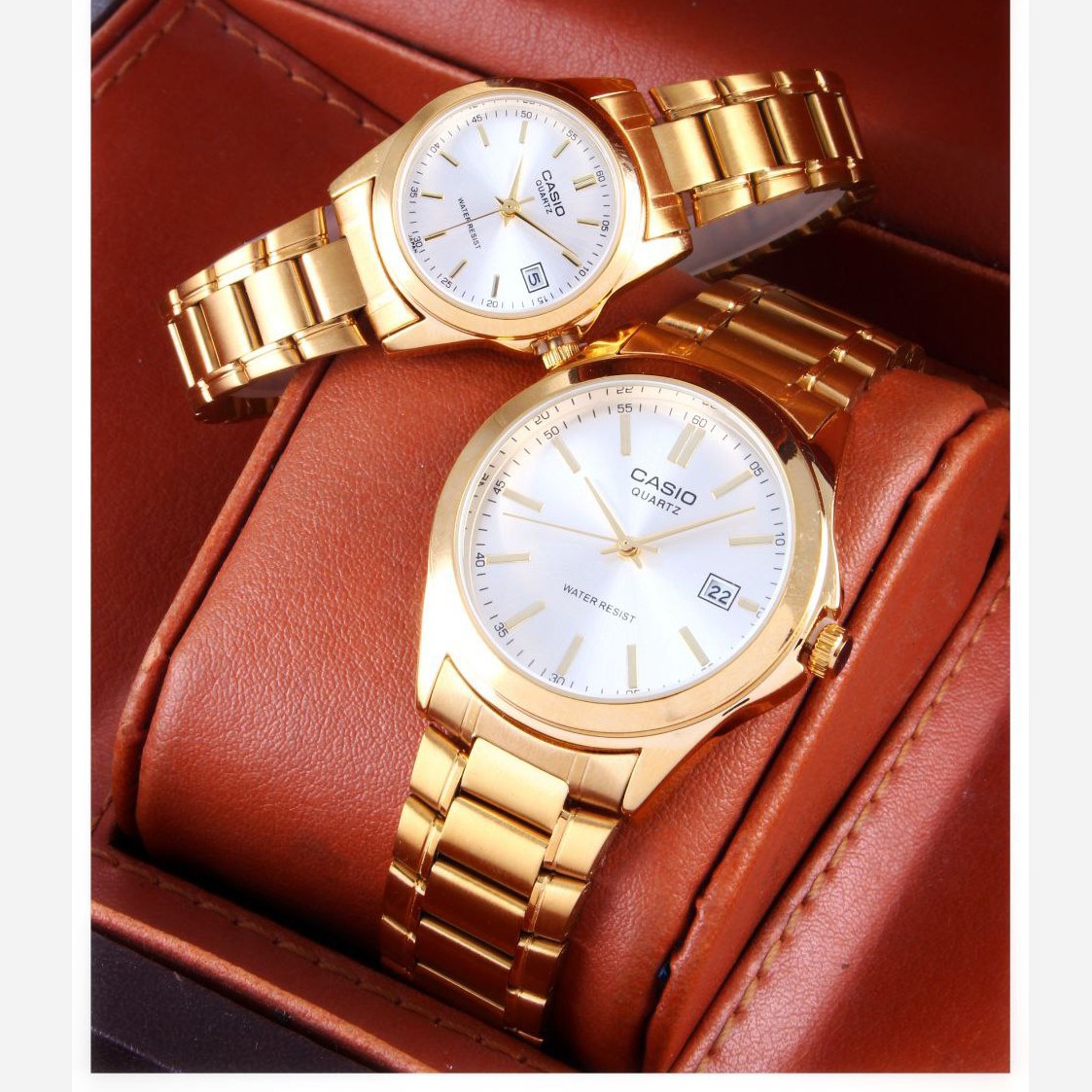 ساعت مچی ست و تک زنانه مردانه کاسیو دارای رنگبندی Casio