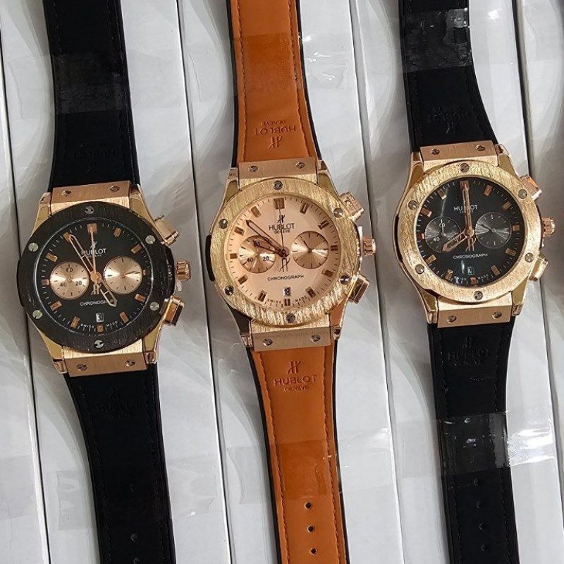 ساعت مردانه هابلوت کرنوگراف Hublot با قفل کلیپسی