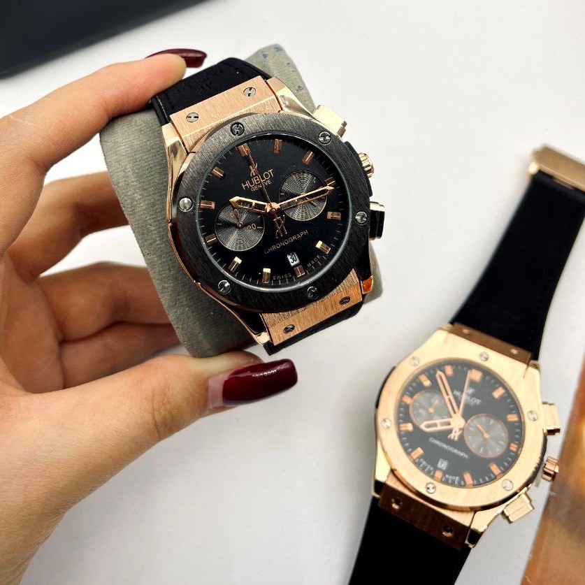 ساعت مردانه هابلوت کرنوگراف Hublot با قفل کلیپسی