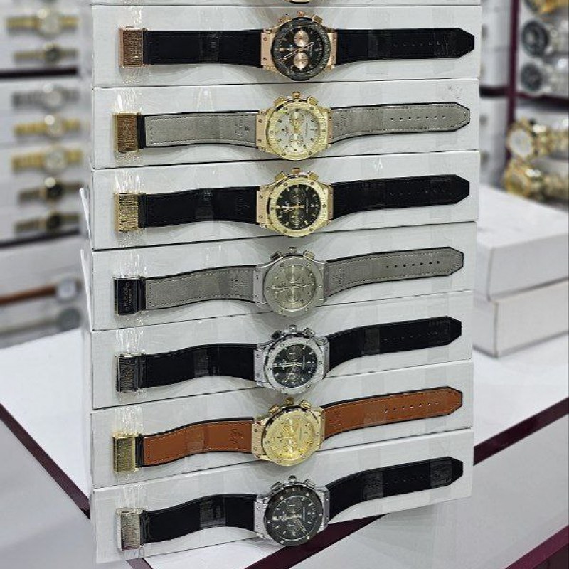 ساعت مردانه هابلوت کرنوگراف Hublot با قفل کلیپسی