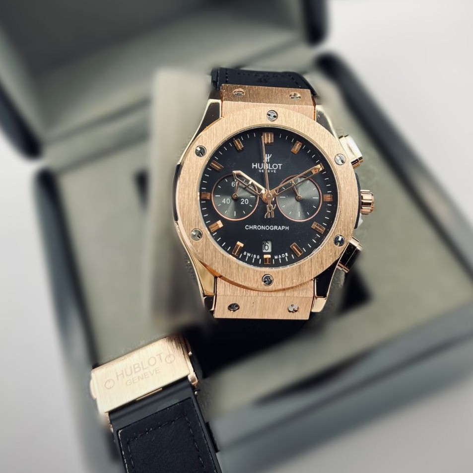 ساعت مردانه هابلوت کرنوگراف Hublot با قفل کلیپسی