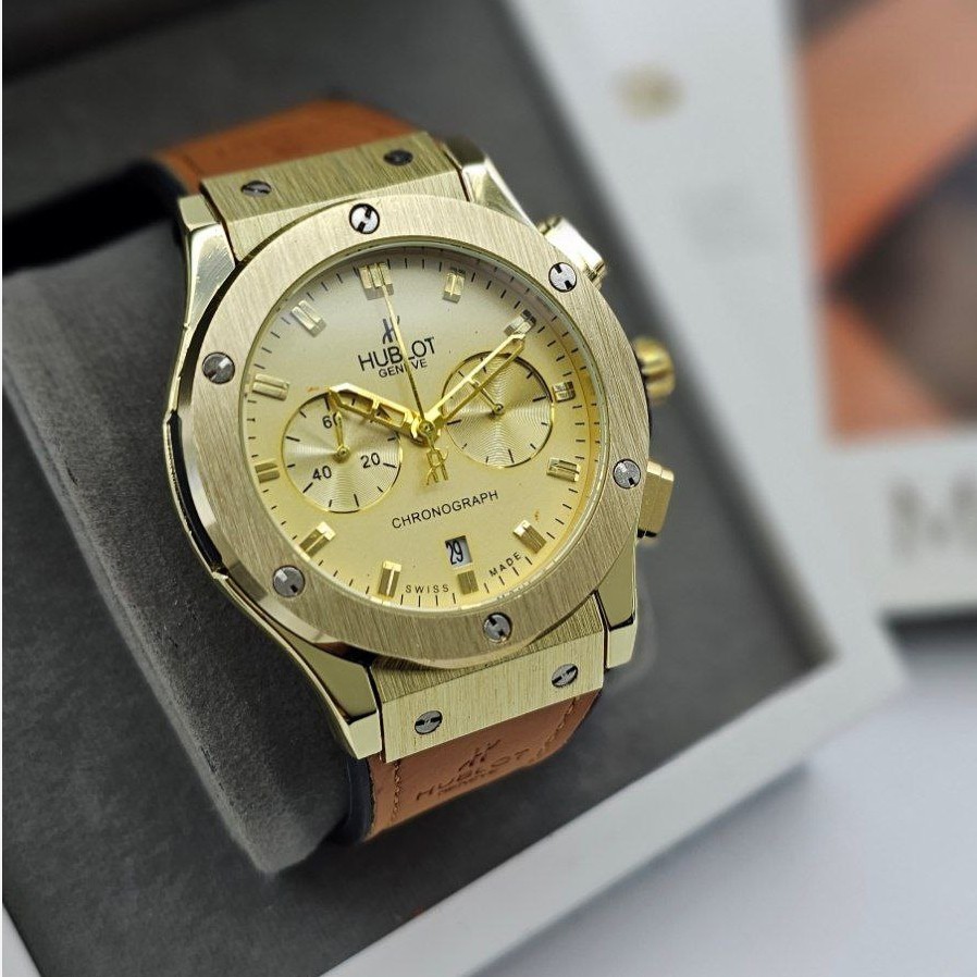 ساعت مردانه هابلوت کرنوگراف Hublot با قفل کلیپسی