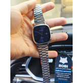 ساعت مچی مردانه کاسیو اولدمانی CASIO موتور ژاپن صفحه آبی