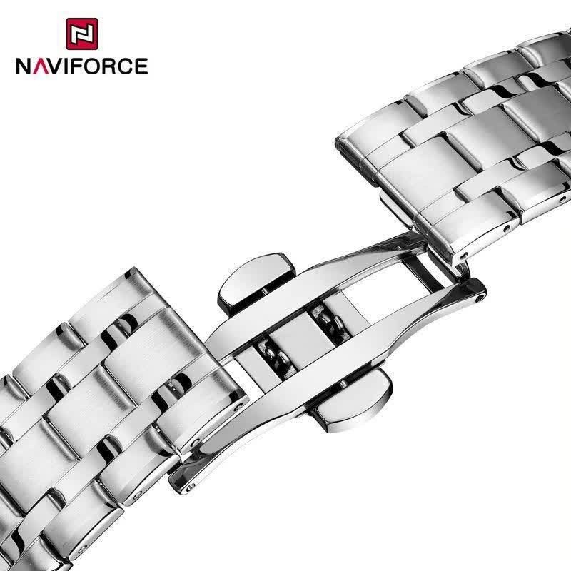 ساعت مچی مردانه نیوی فورس NAVIFORCE مدل Nf9230 ژاپنی صفحه سبز