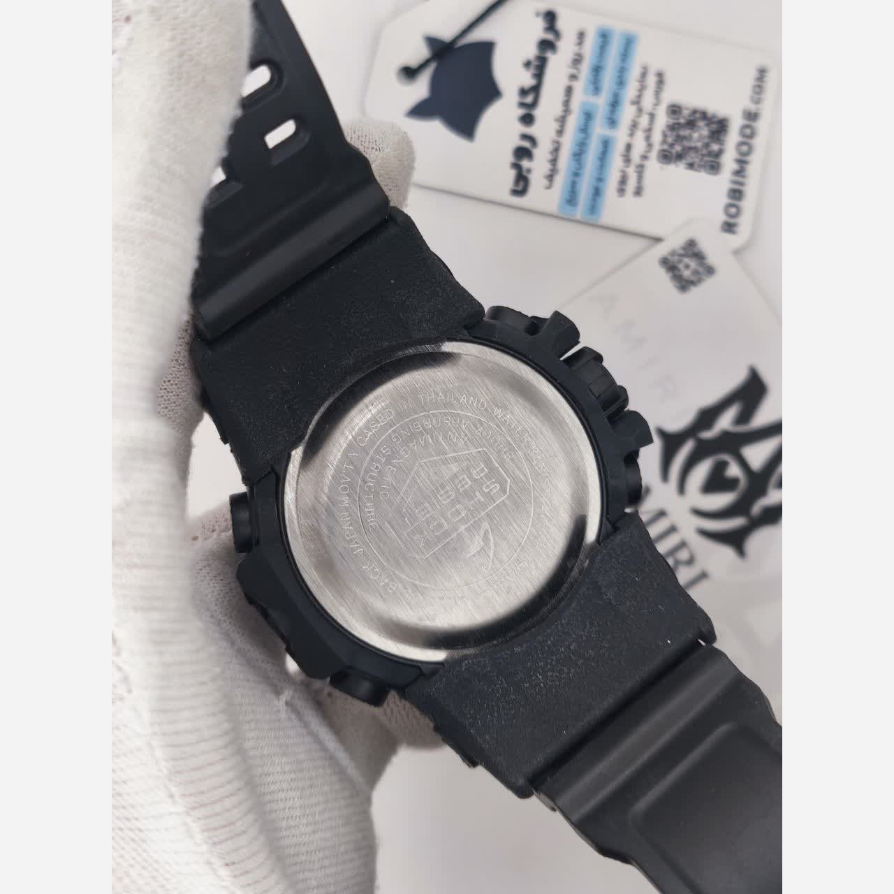 ساعت مچی مردانه عقربه ای و دیجیتال کاسیو جیشاک CASIO G-SHOOK مدل1 مشکی