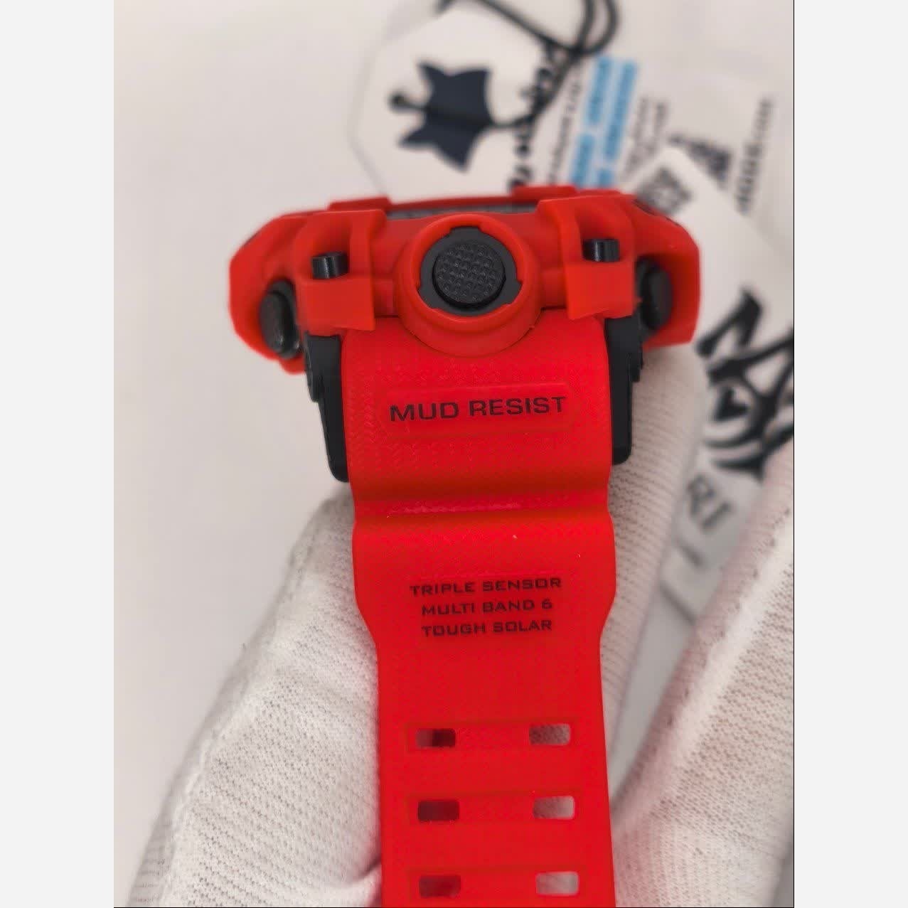 ساعت مچی مردانه عقربه ای و دیجیتال کاسیو جیشاک CASIO G-SHOOK مدل6 قرمز