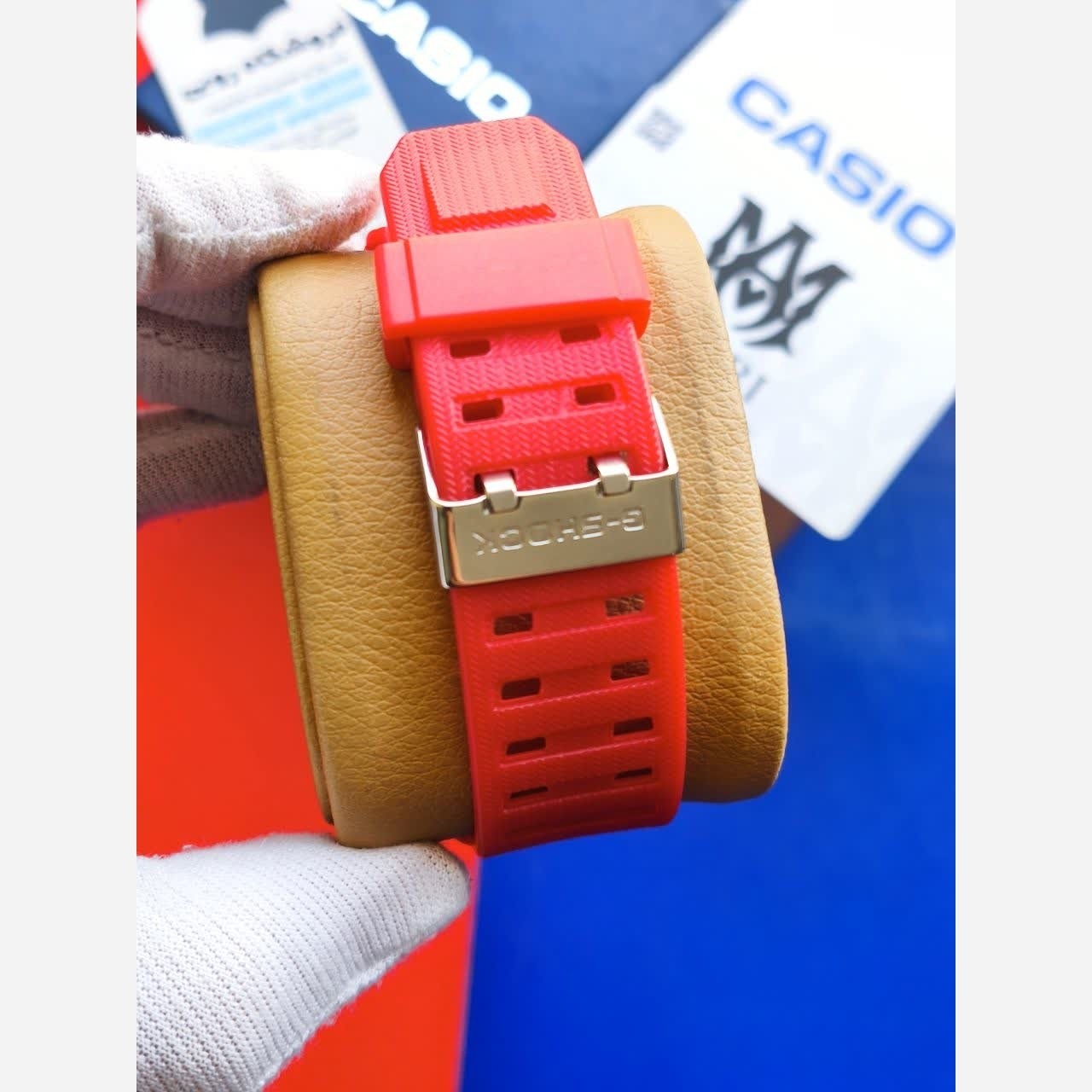 ساعت مچی مردانه عقربه ای و دیجیتال کاسیو جیشاک CASIO G-SHOOK مدل6 قرمز