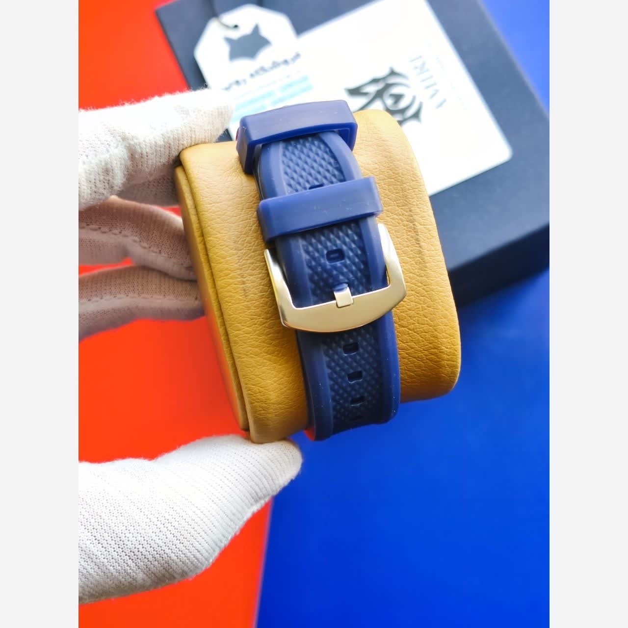 ساعت مچی عقربه ای مردانه پتک فیلیپ PATEKPHILIPPE سرمه ای مشکی