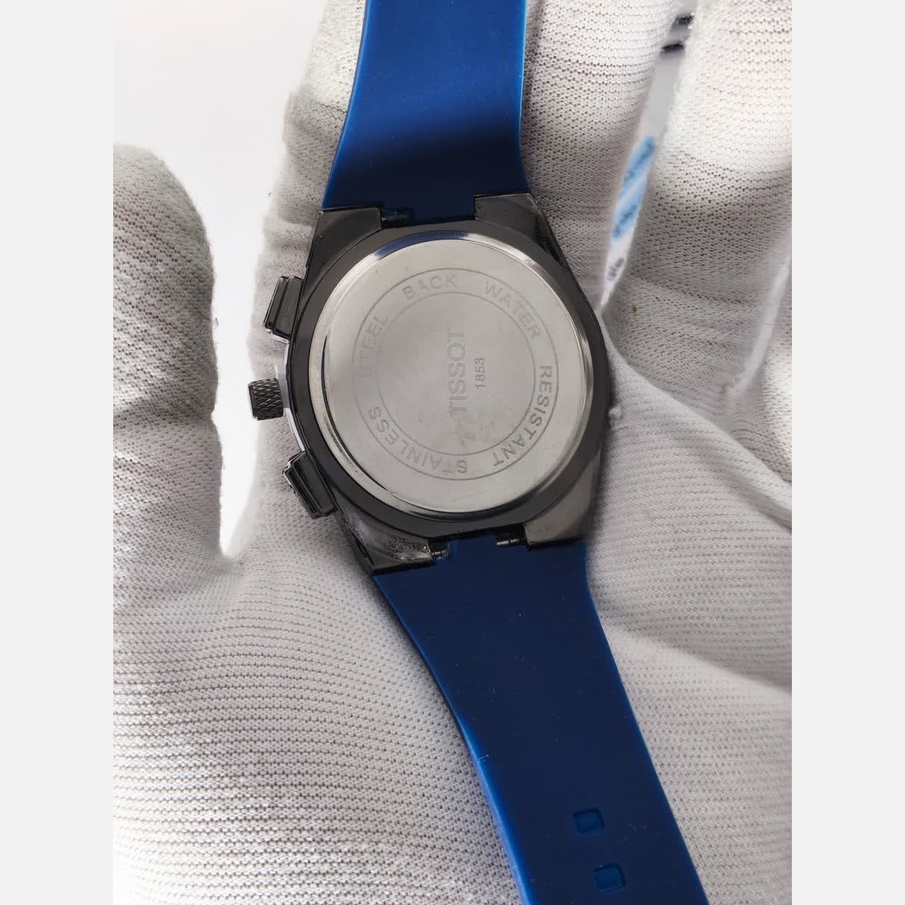 ساعت مچی عقربه ای مردانه تیسوت TISSOT سرمه ای مشکی