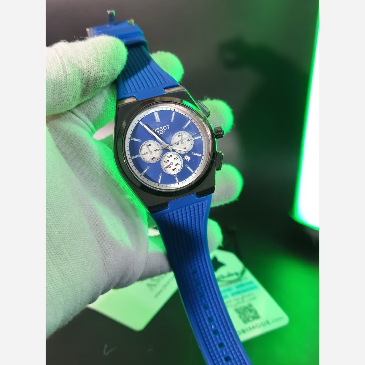 ساعت مچی عقربه ای مردانه تیسوت TISSOT سرمه ای مشکی