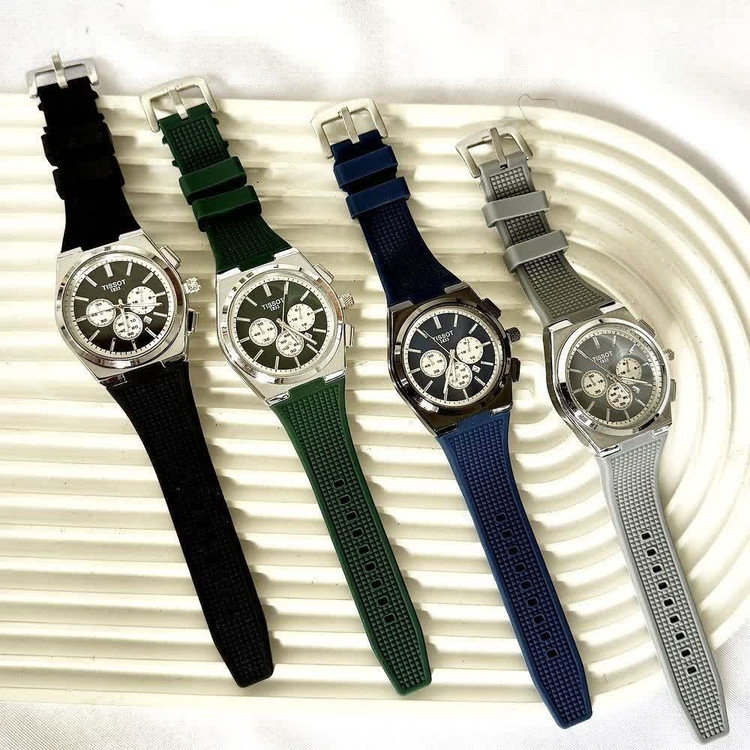 ساعت مچی عقربه ای مردانه تیسوت TISSOT سبز مشکی