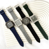 ساعت مچی عقربه ای مردانه پتک فیلیپ PATEKPHILIPPE سرمه ای مشکی مربعی