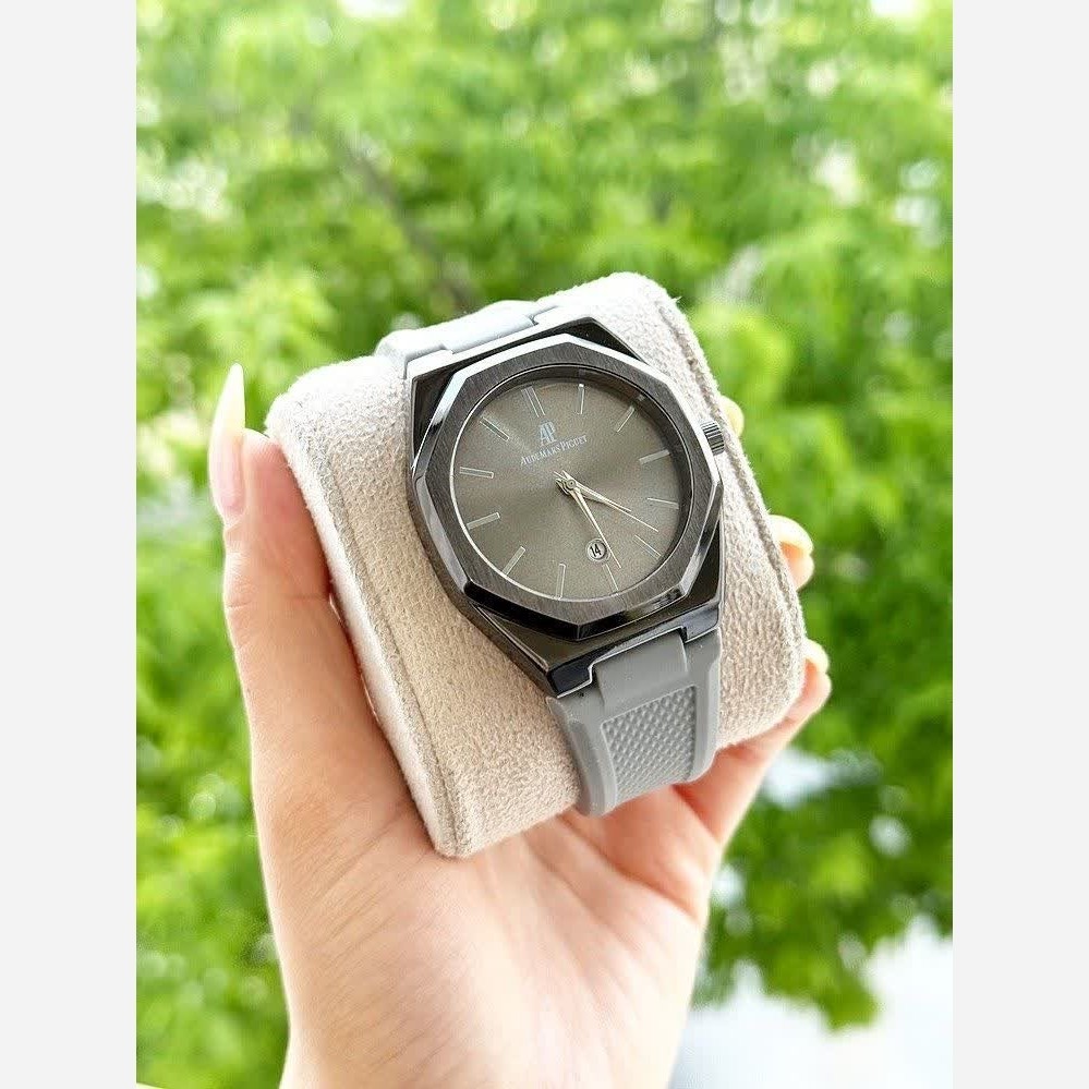 ساعت مچی مردانه طرح اودمار پیگه Audemars Piguet طوسی مشکی