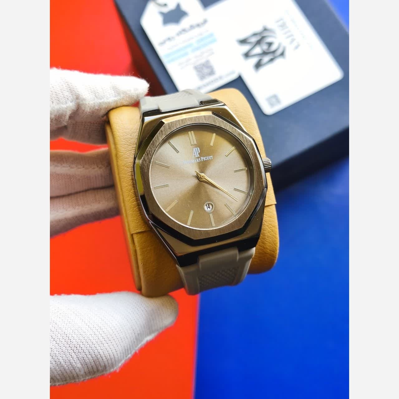 ساعت مچی مردانه طرح اودمار پیگه Audemars Piguet طوسی مشکی