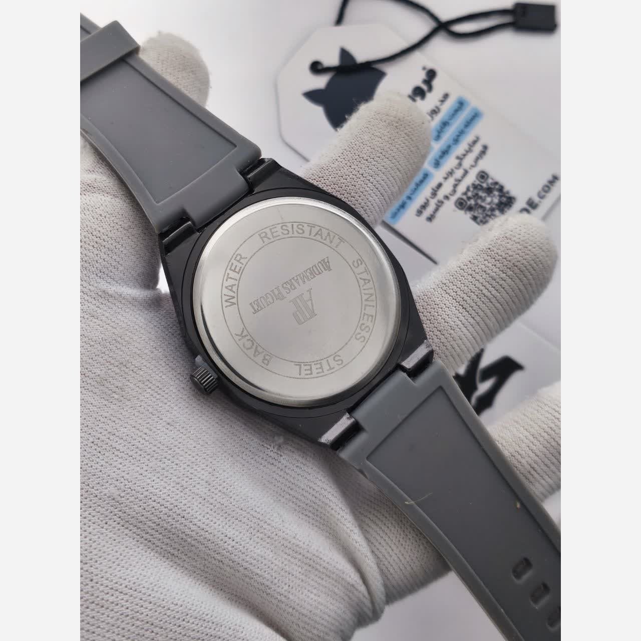 ساعت مچی مردانه طرح اودمار پیگه Audemars Piguet طوسی مشکی