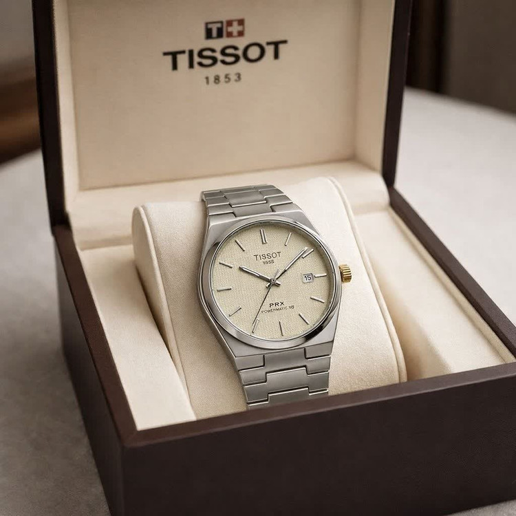 ساعت مچی عقربه ای مردانه تیسوت TISSOT صفحه سفید