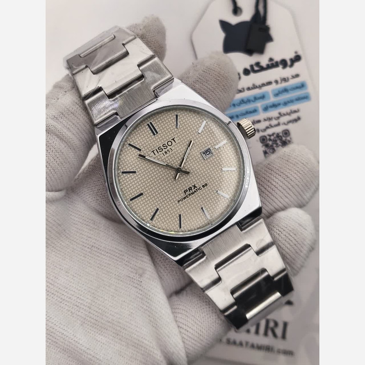 ساعت مچی عقربه ای مردانه تیسوت TISSOT صفحه سفید