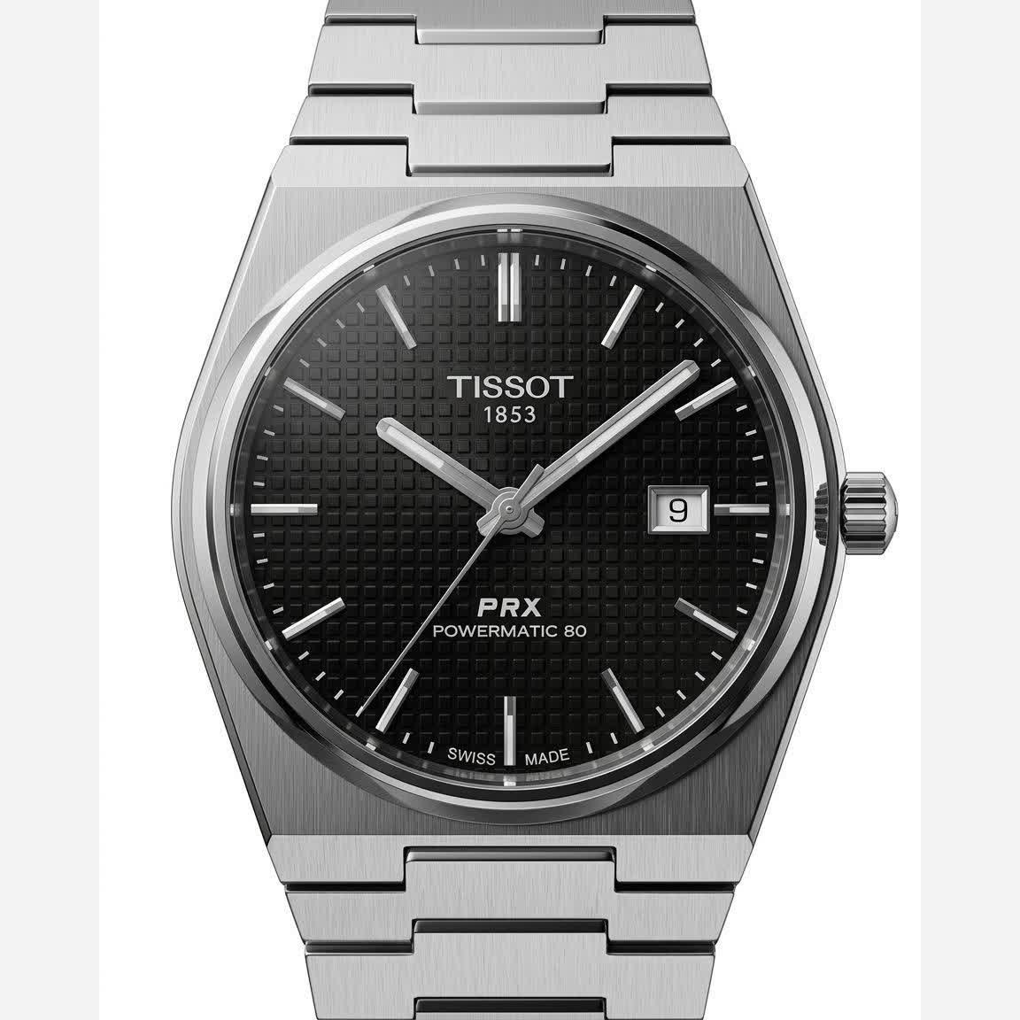 ساعت مچی عقربه ای مردانه تیسوت TISSOT صفحه مشکی