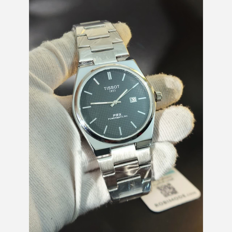 ساعت مچی عقربه ای مردانه تیسوت TISSOT صفحه مشکی