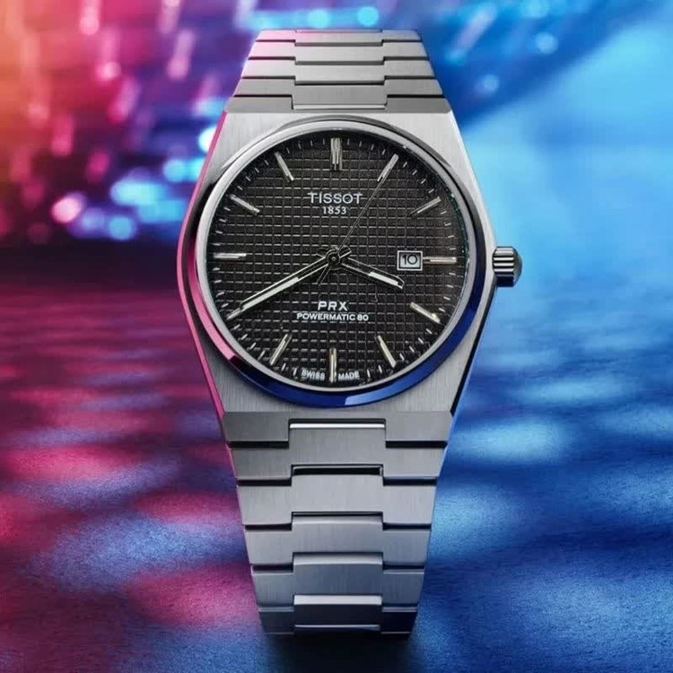 ساعت مچی عقربه ای مردانه تیسوت TISSOT صفحه مشکی