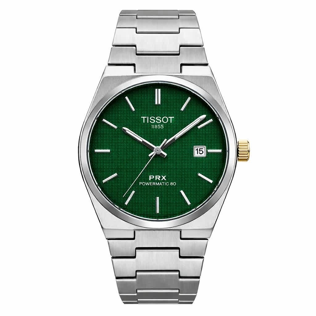 ساعت مچی عقربه ای مردانه تیسوت TISSOT صفحه سبز