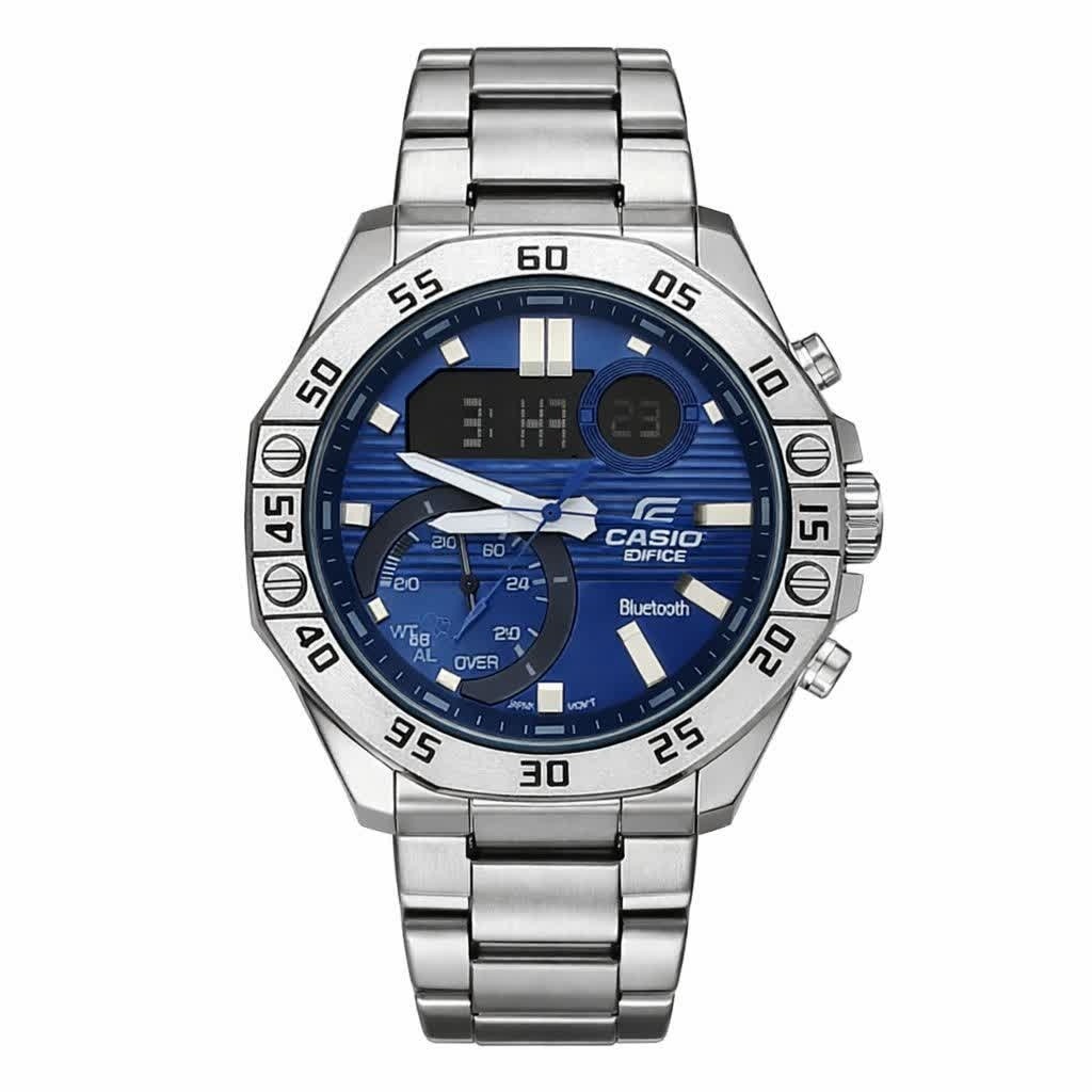 ساعت مچی مردانه عقربه ای و دیجیتال کاسیو CASIO EDIFICE موتور ژاپنی مدل03