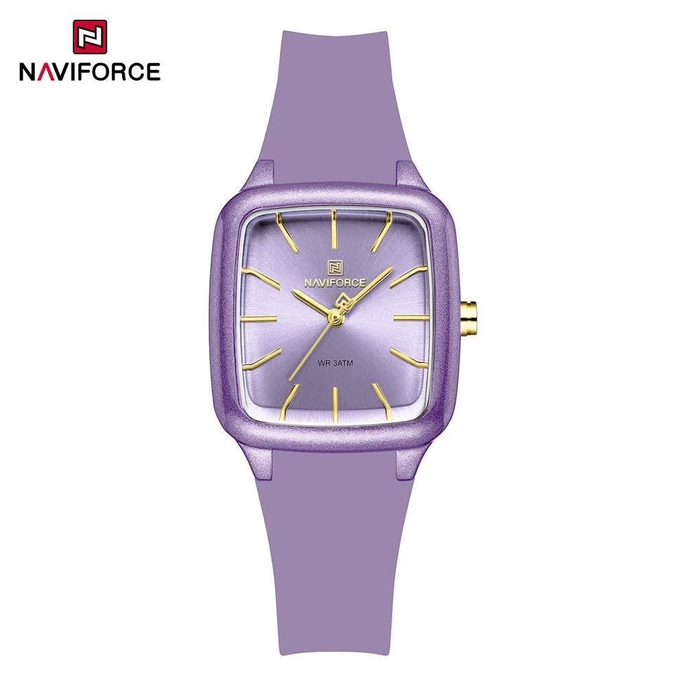 ساعت مچی عقربه ای زنانه نیوی فورس NAVIFORCE مدل Nf5055 بنفش