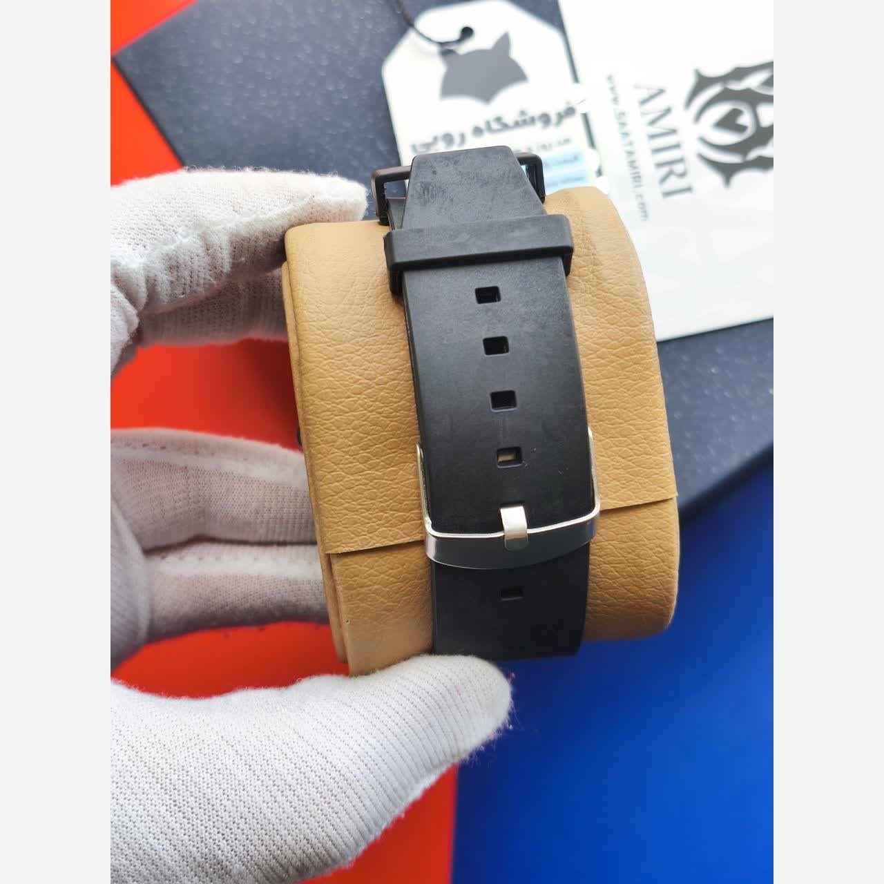 ساعت مچی مردانه هابلوت کهکشانی HUBLOT مشکی رزگلد