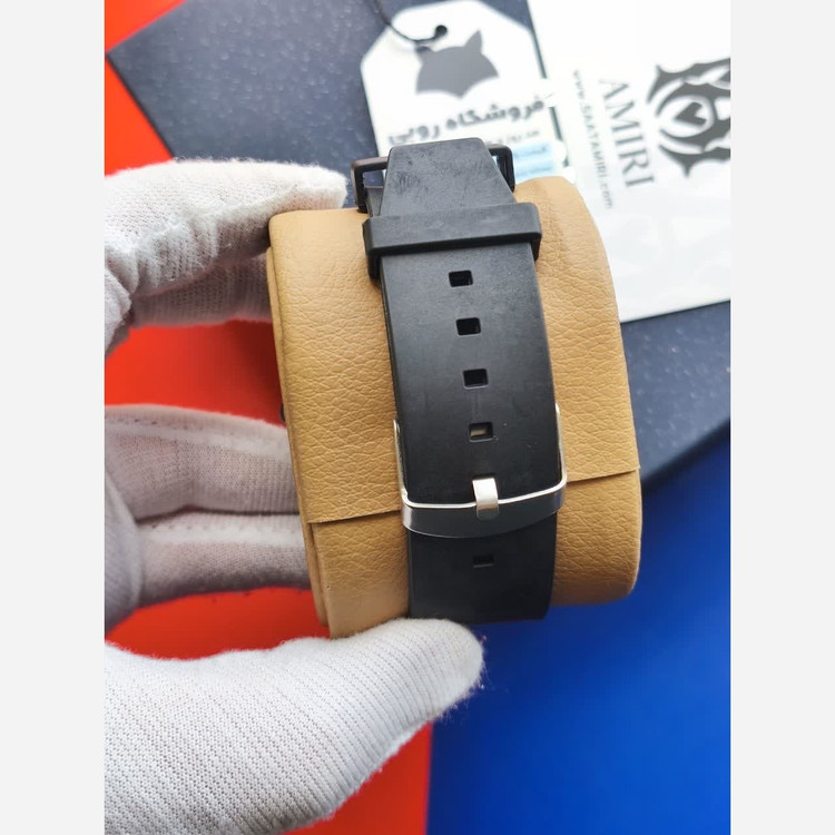 ساعت مچی مردانه هابلوت کهکشانی HUBLOT مشکی رزگلد
