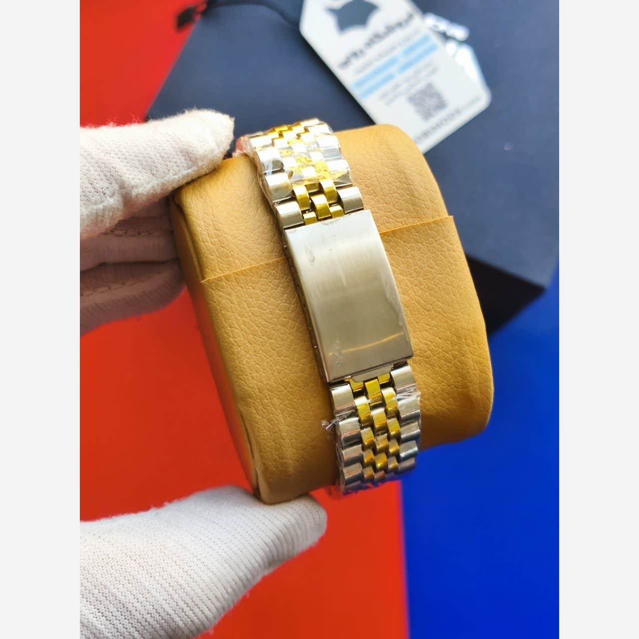 ساعت مچی مردانه رولکس دیت جاست ROLEX Date just نقره ای طلایی