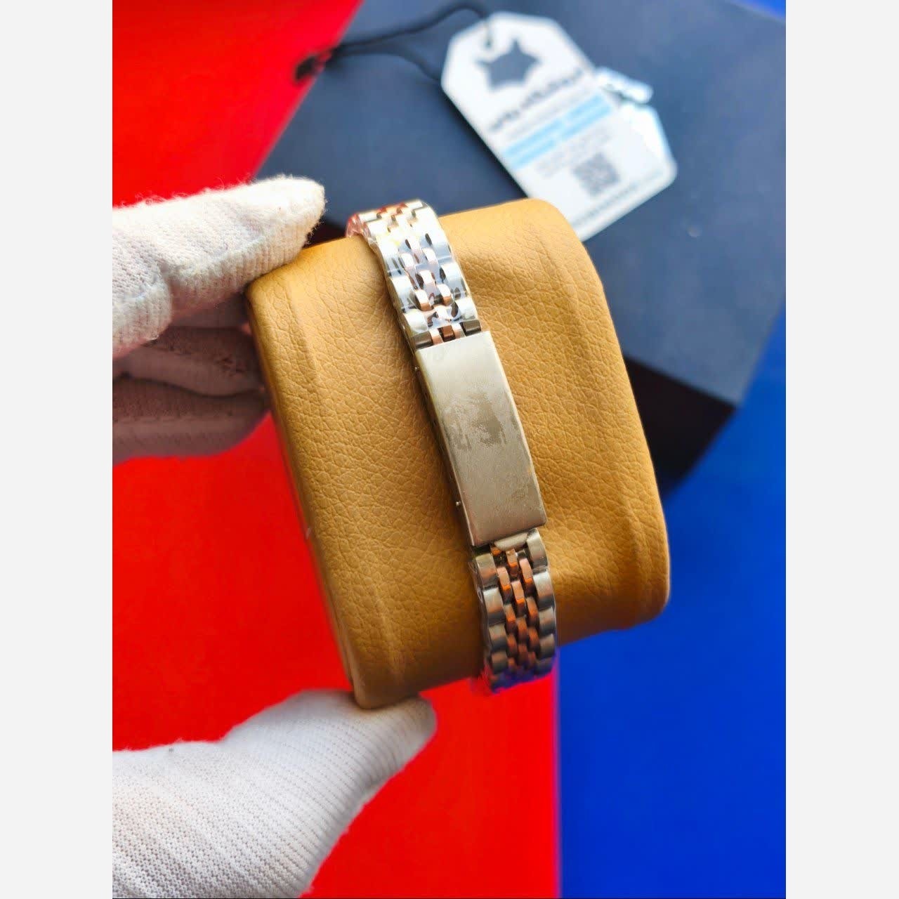 ساعت مچی زنانه رولکس دیت جاست ROLEX Date just نقره ای سرمه ای