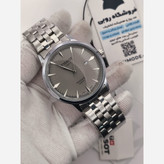 ساعت مچی کوارتز مردانه تیسوت TISSOT ارجینال قفل مخفی صفحه طوسی