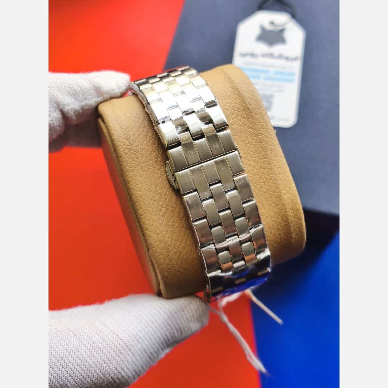 ساعت مچی کوارتز مردانه تیسوت TISSOT ارجینال قفل مخفی صفحه طوسی