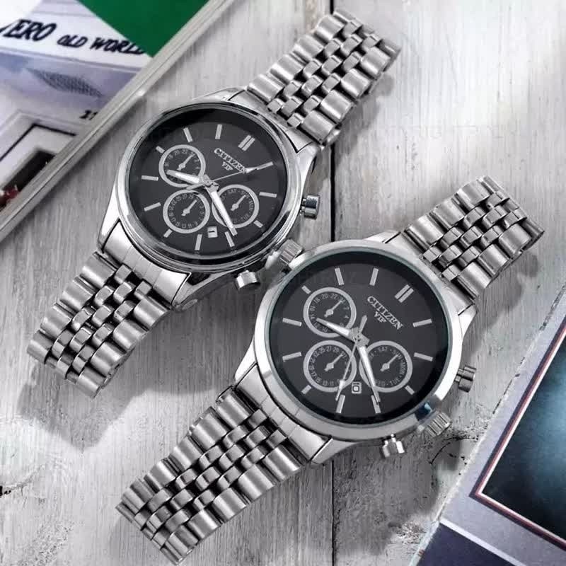 ساعت مچی زنانه سیتیزن CITIZEN VIP نقره ای مشکی