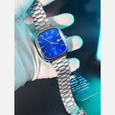 ساعت مچی مردانه کاسیو اولدمانی CASIO ژاپنی صفحه آبی + جعبه