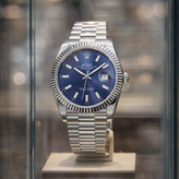 ساعت رولکس دیت جاست مردانه ROLEX Date just تایوان صفحه طوسی فوق العاده