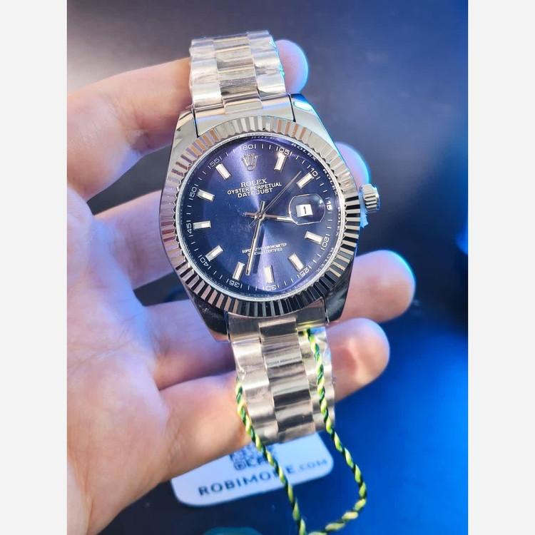 ساعت رولکس دیت جاست مردانه ROLEX Date just تایوان صفحه طوسی فوق العاده