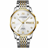 ساعت مچی مردانه کوارتز سیتیزن CITIZEN دو تاریخه استیل