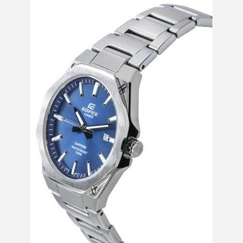 ساعت مچی مردانه کاسیو ادیفایس CASIO EDIFICE استیل آبی + جعبه