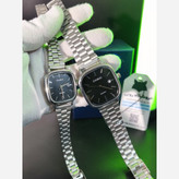 ست ساعت مچی زنانه و مردانه کاسیو اولدمانی CASIO صفحه مشکی ژاپنی