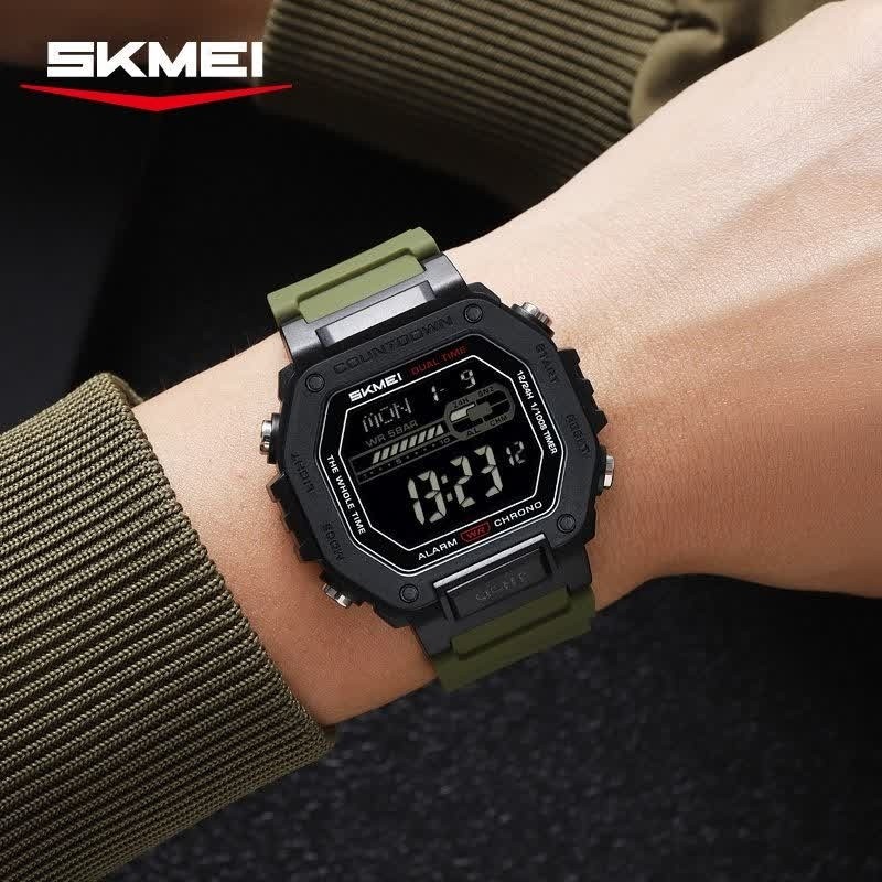 گساعت مچی مردانه عقربه و دیجیتال اسکمی SKMEI مدل 2523 ارجینال لجنی