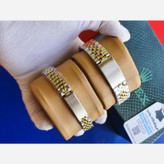 ست ساعت رولکس دیت جاست زنانه و مردانه ROLEX Date just نقره ای رگه طلایی سفید