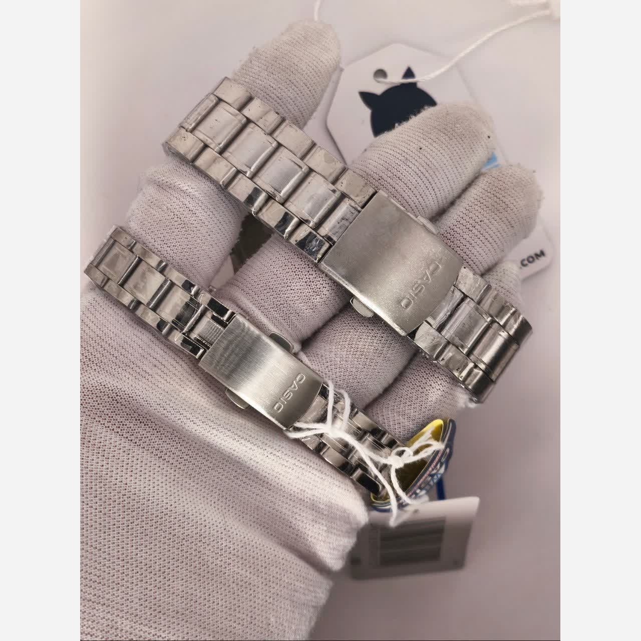 ست ساعت مچی زنانه و مردانه کاسیو CASIO موتور ژاپنی صفحه مشکی